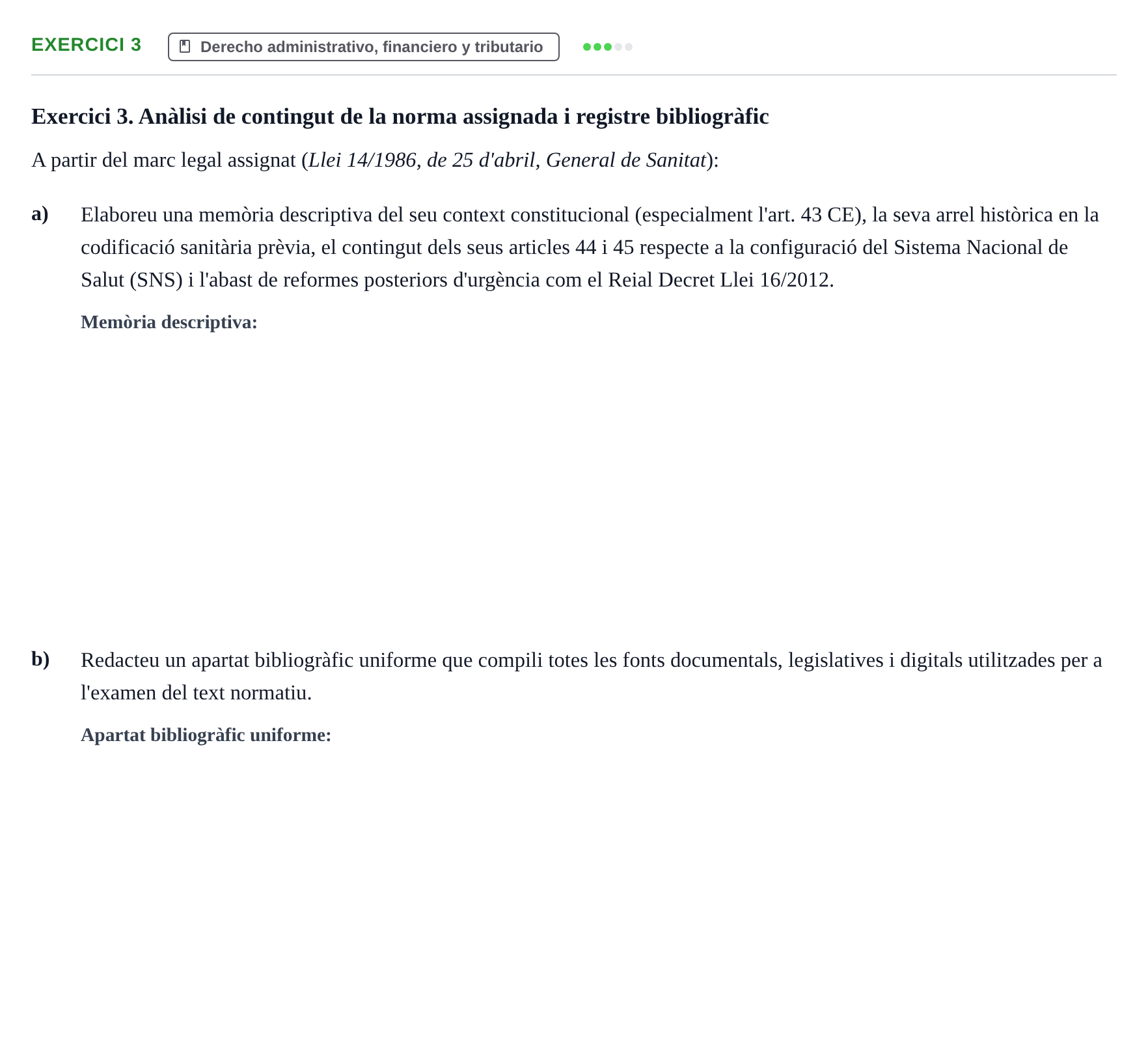Enunciado: Exercici 3
