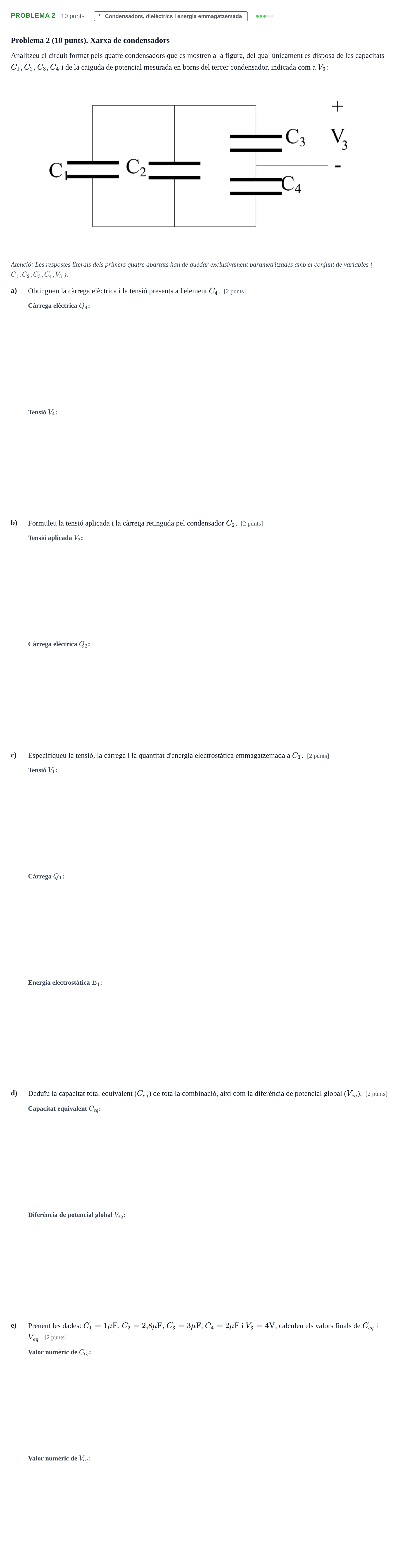 Enunciado: Problema 2 · Física URV 2019