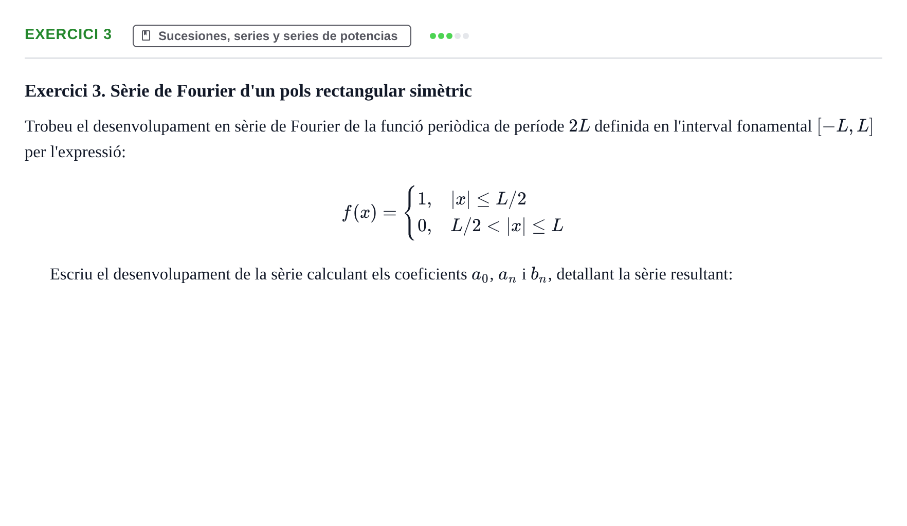 Enunciado: Exercici 3 · Matemáticas Aplicadas URL 2018