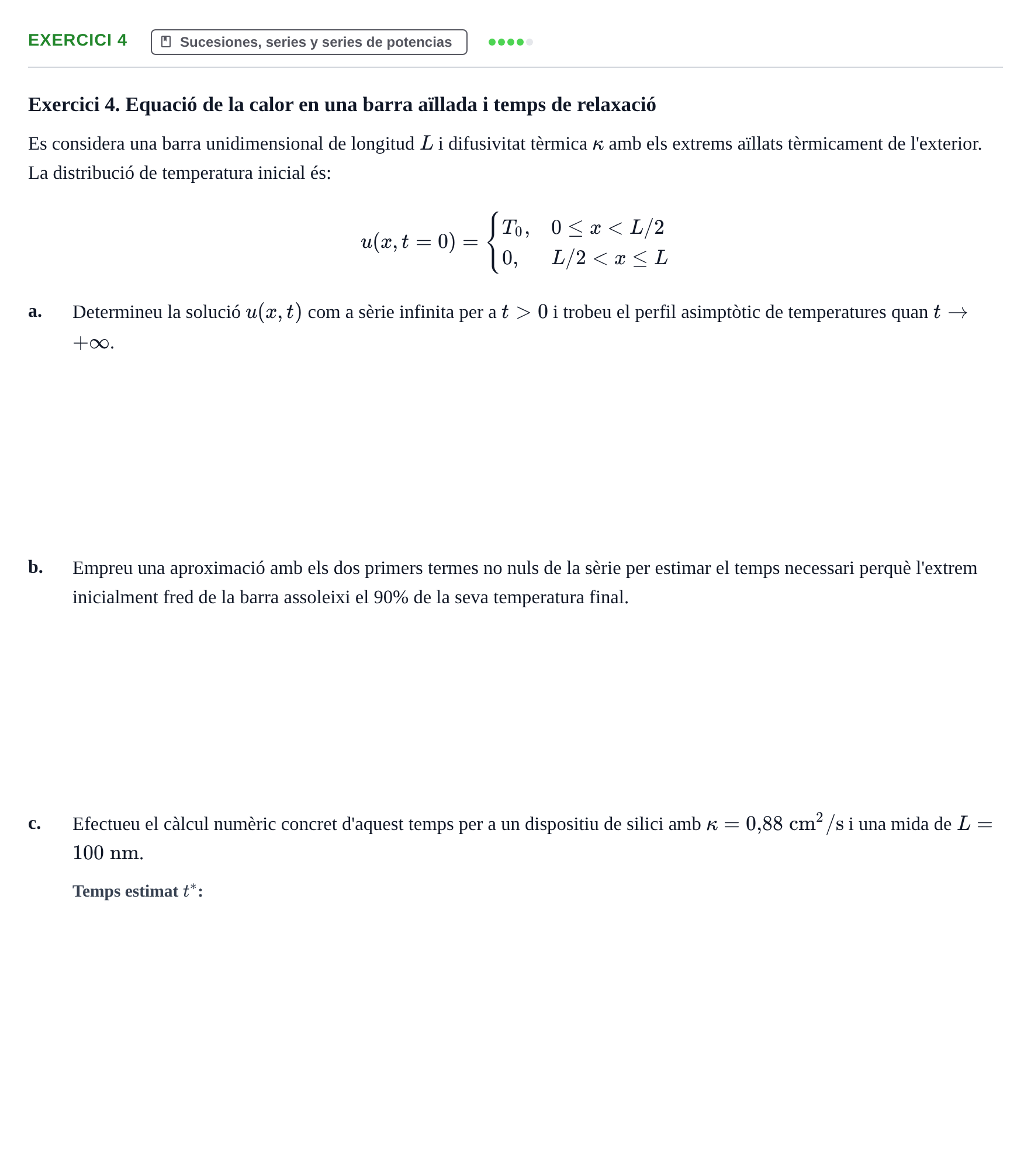 Enunciado: Exercici 4 · Matemáticas Aplicadas URL 2018