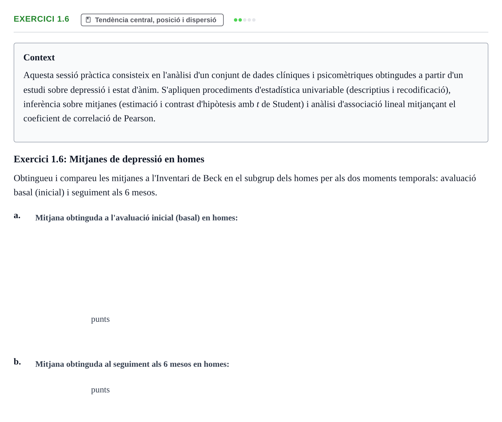 Enunciado: Exercici 1.6