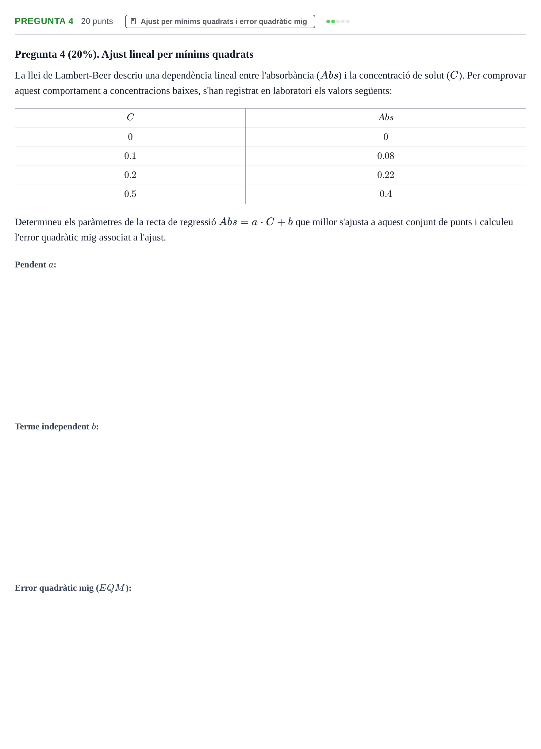 Enunciado: Pregunta 4 · Aplicaciones Informáticas URL 2014