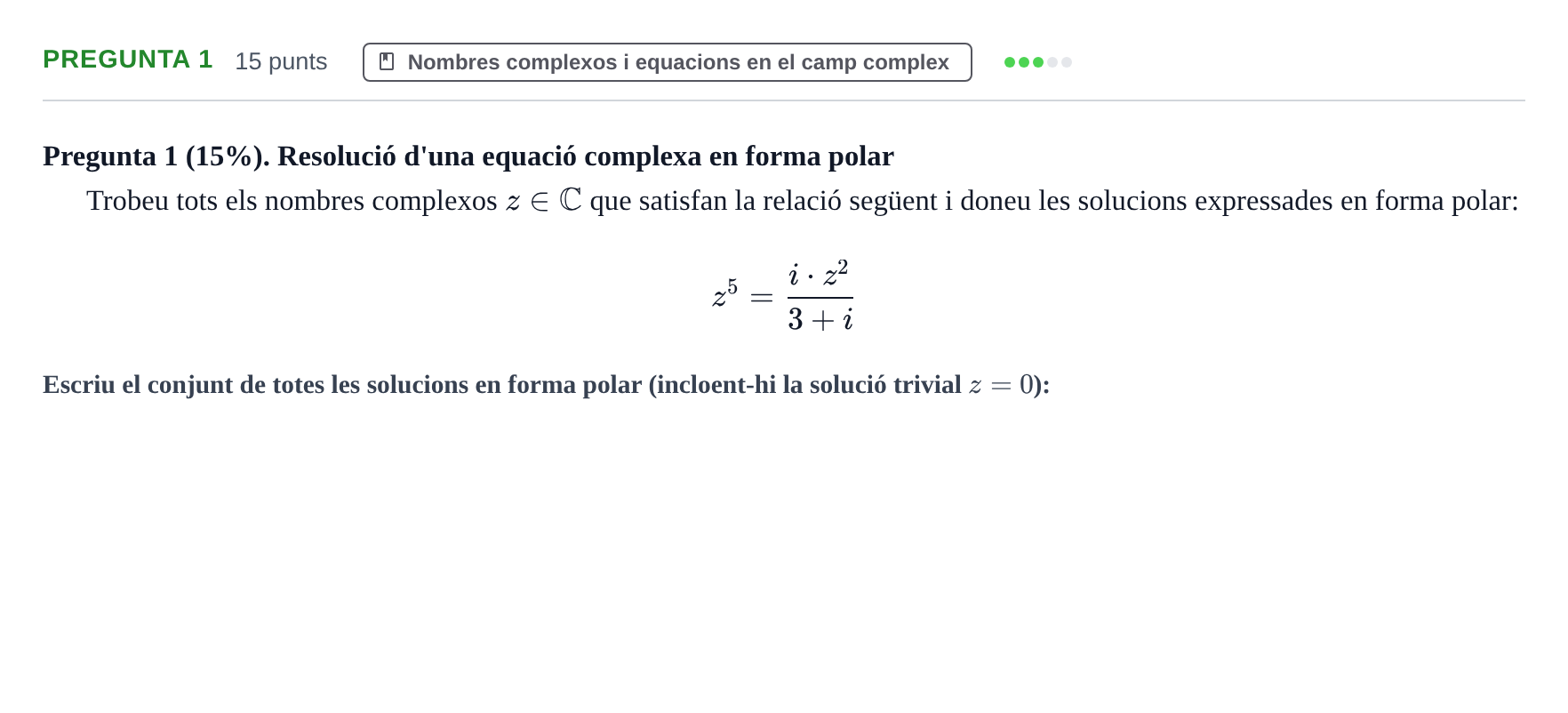 Enunciado: Pregunta 1 · Aplicaciones Informáticas URL Juny 2016