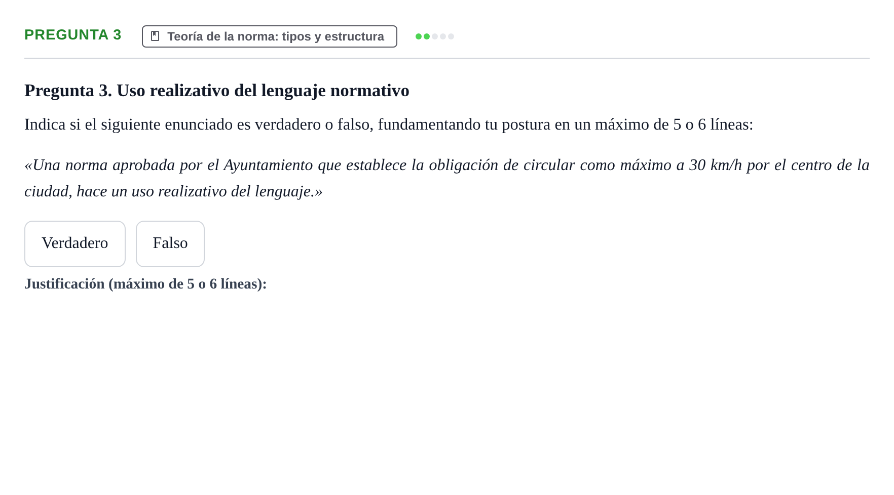 Enunciado: Pregunta 3