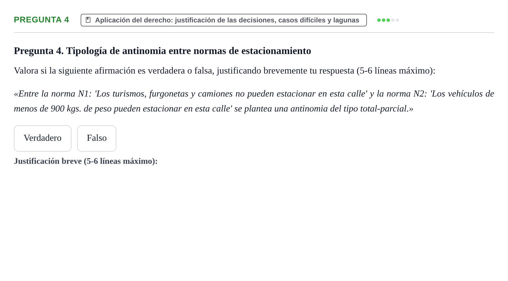 Enunciado: Pregunta 4
