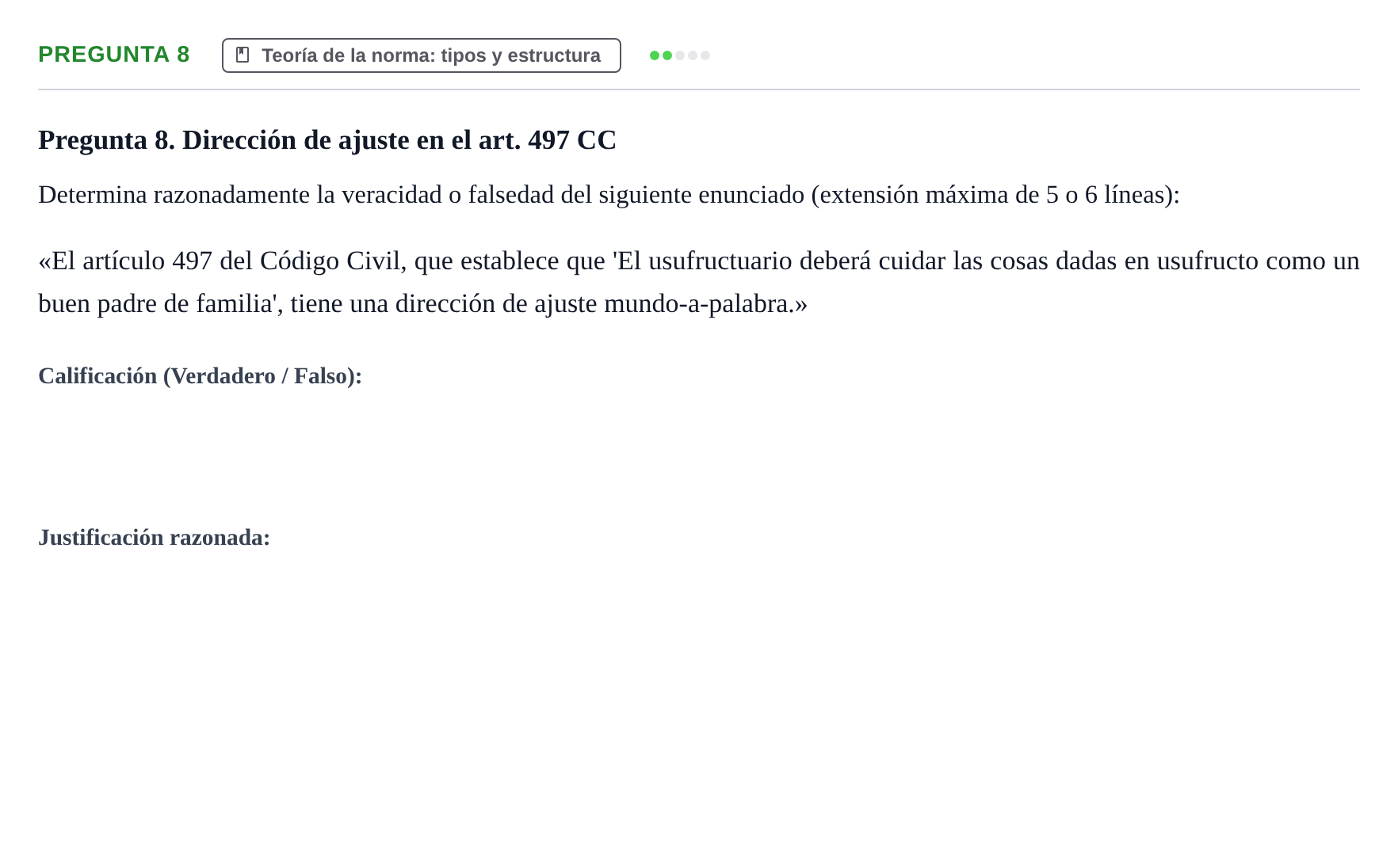Enunciado: Pregunta 8