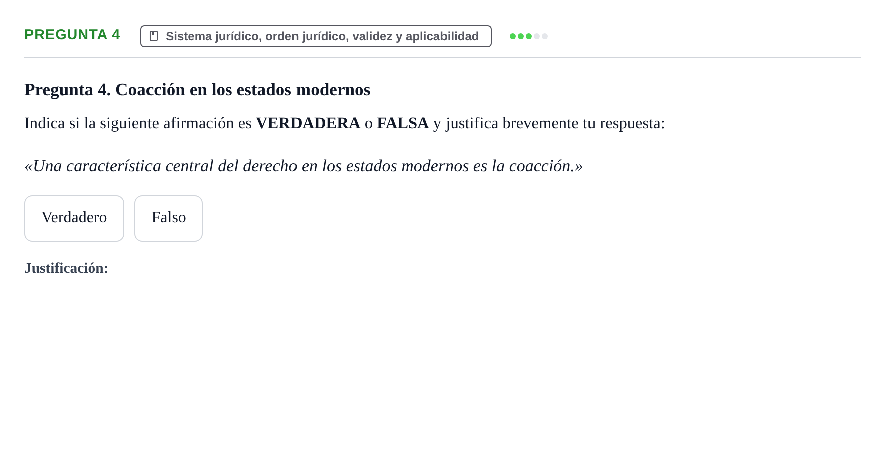 Enunciado: Pregunta 4