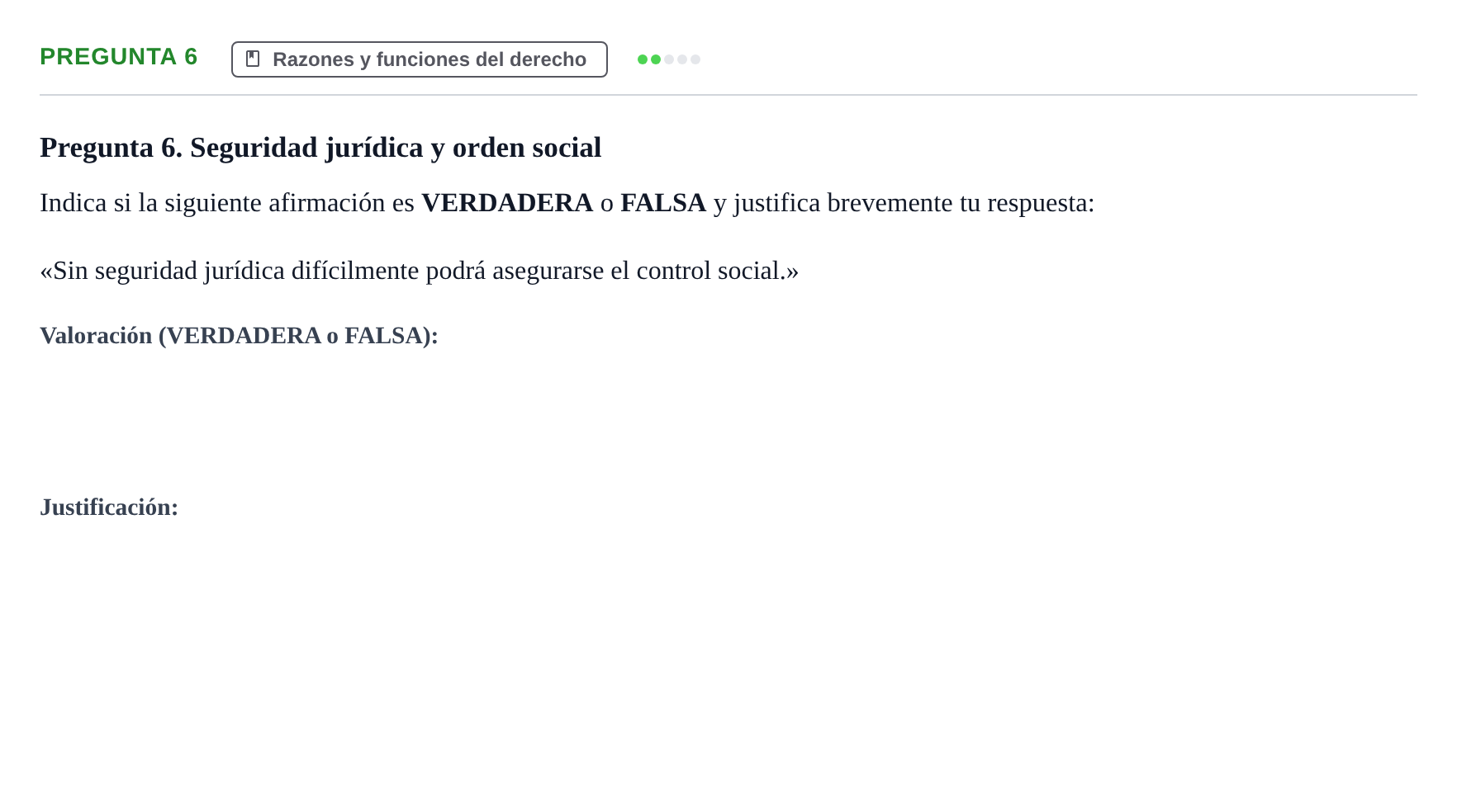 Enunciado: Pregunta 6