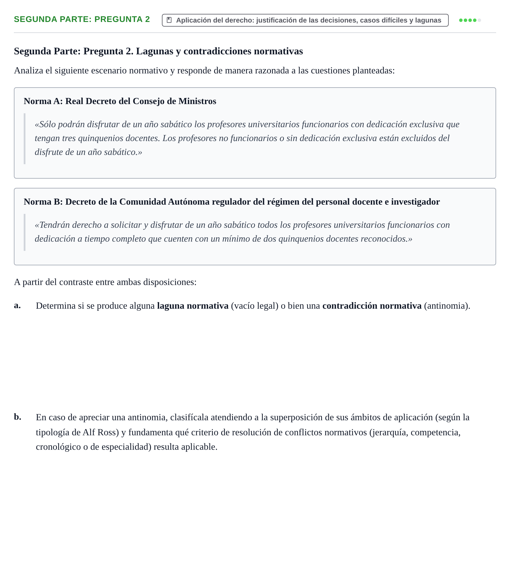 Enunciado: Segunda Parte: Pregunta 2