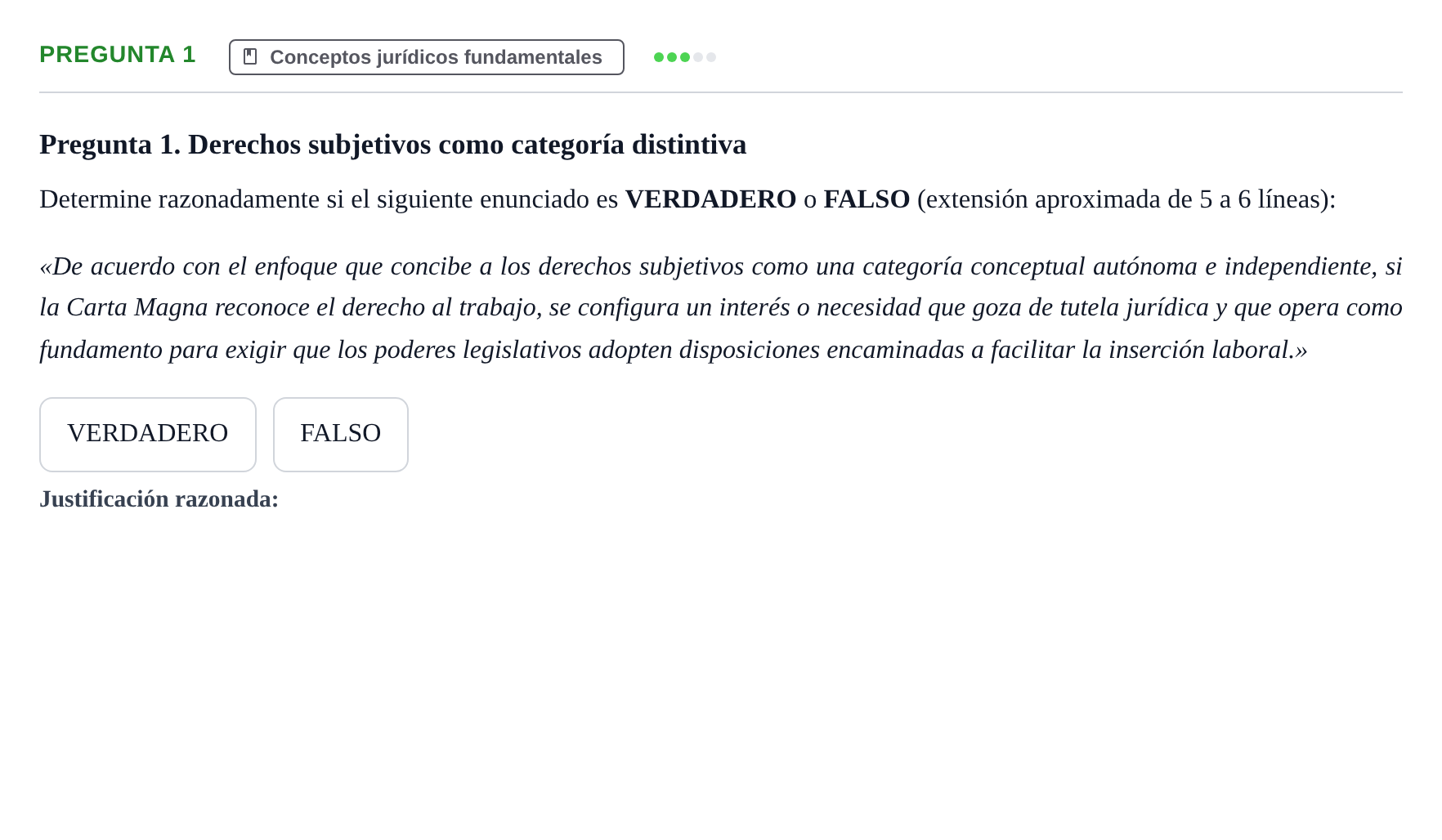 Enunciado: Pregunta 1