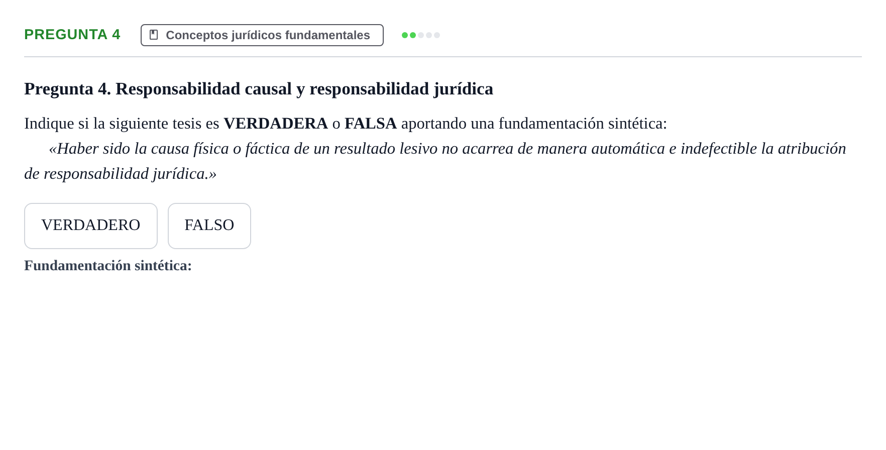Enunciado: Pregunta 4