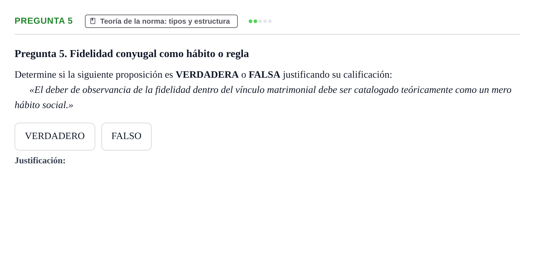 Enunciado: Pregunta 5