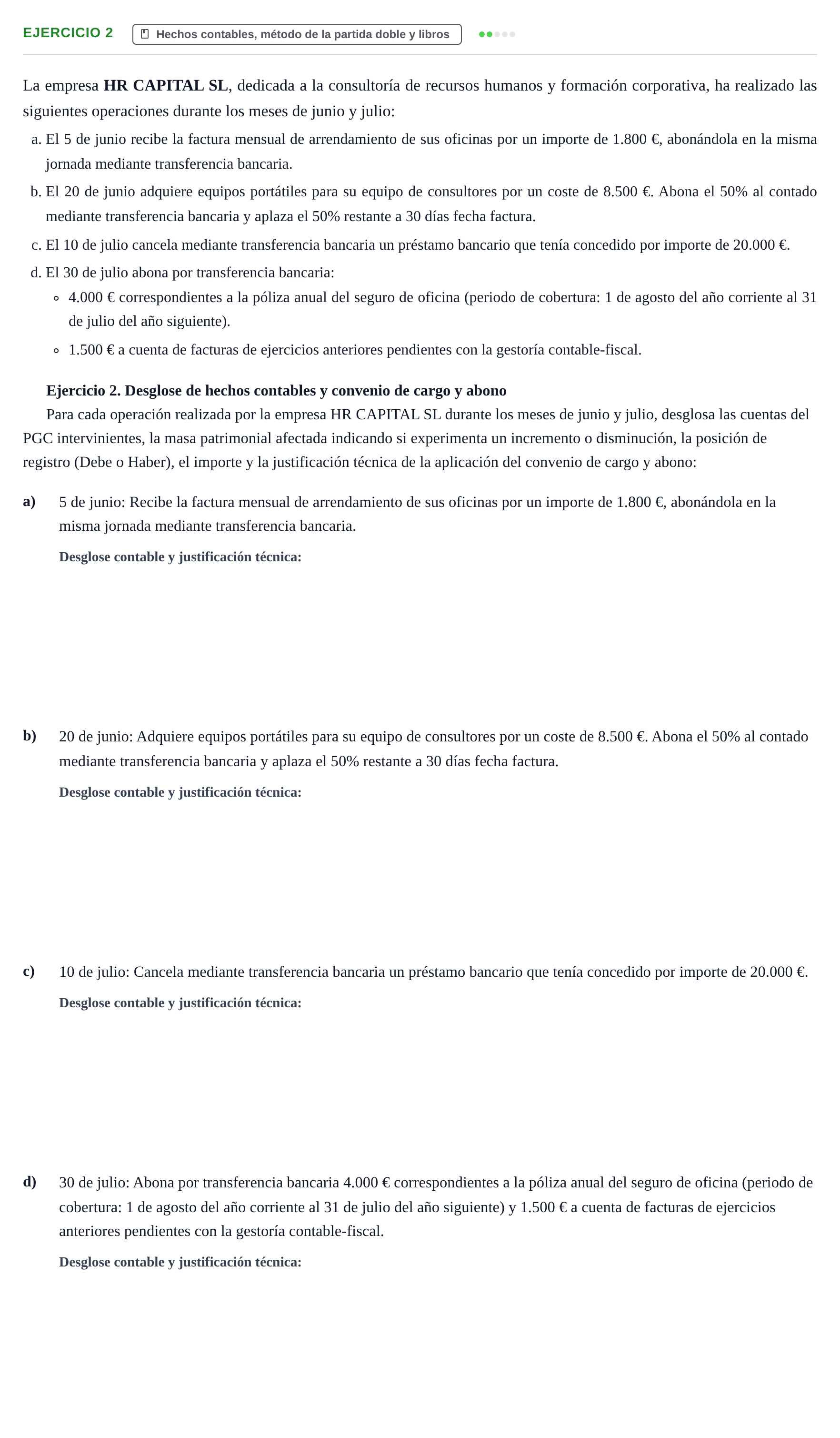 Enunciado: Ejercicio 2