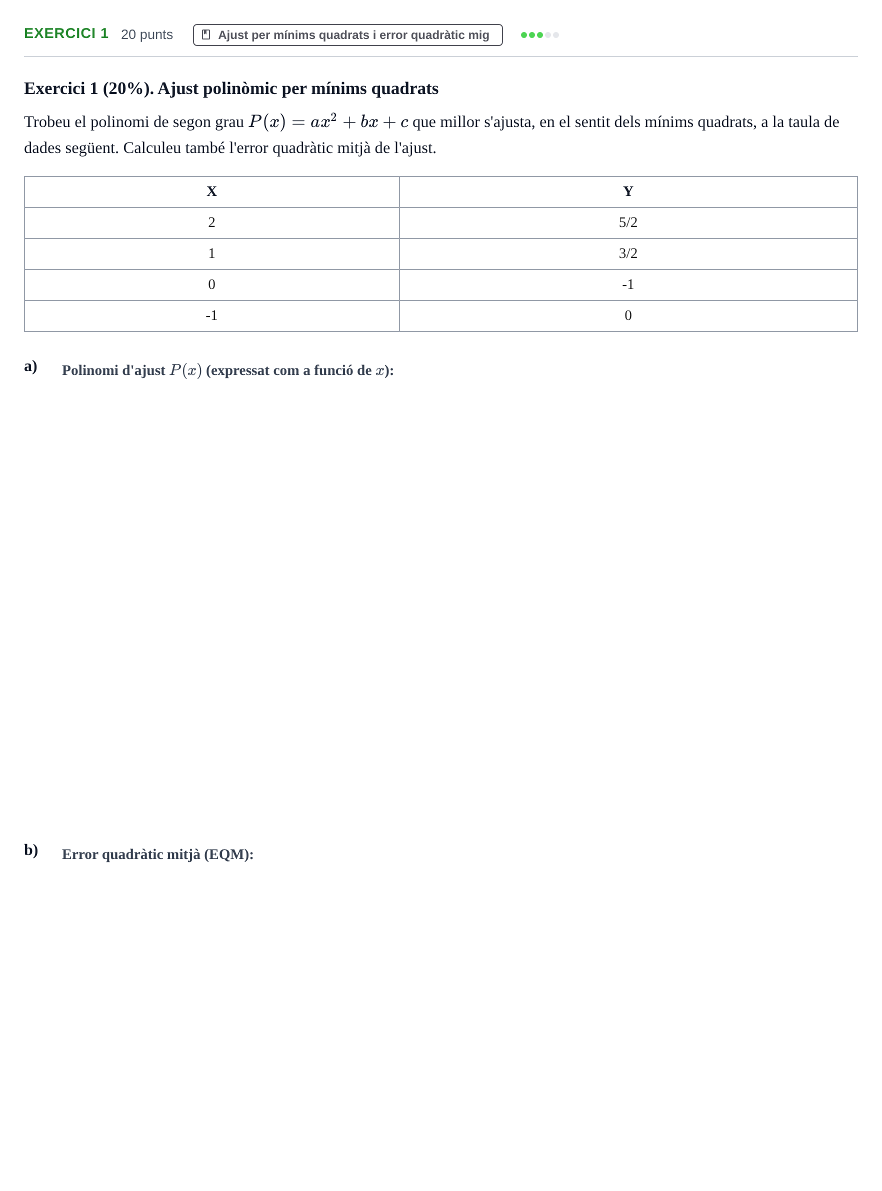 Enunciado: Exercici 1 · Aplicaciones Informáticas URL 2019