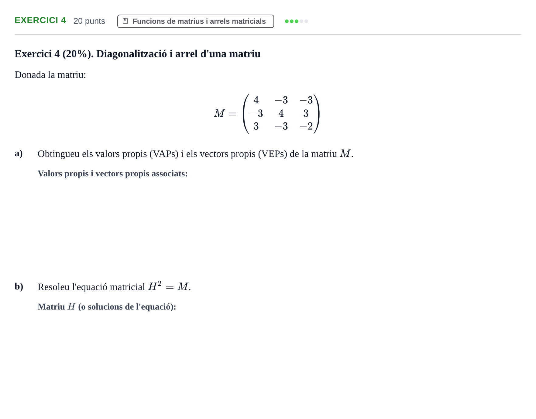 Enunciado: Exercici 4 · Aplicaciones Informáticas URL 2019