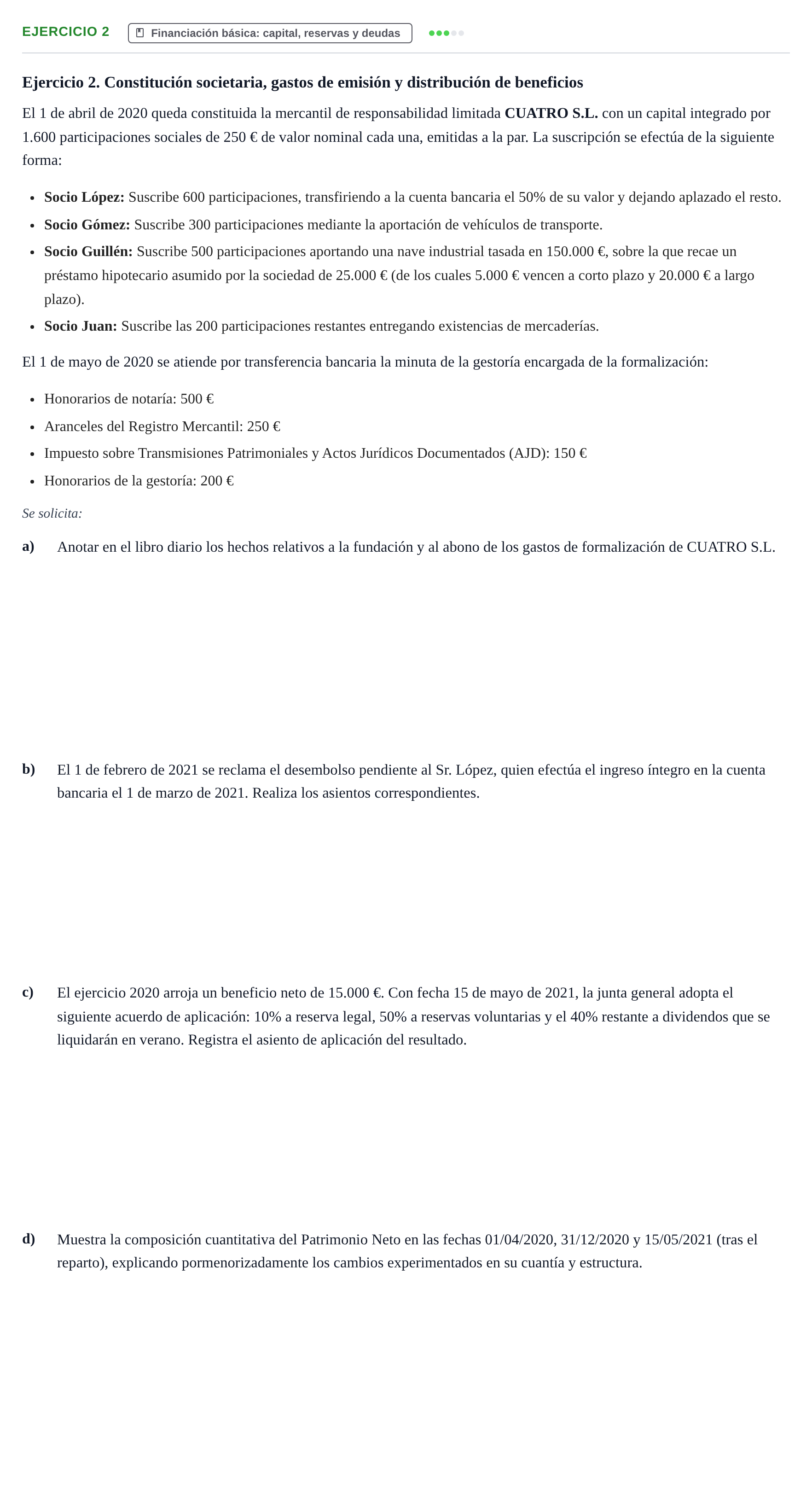 Enunciado: Ejercicio 2