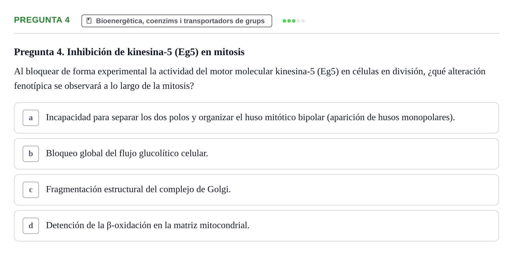 Enunciado: Pregunta 4