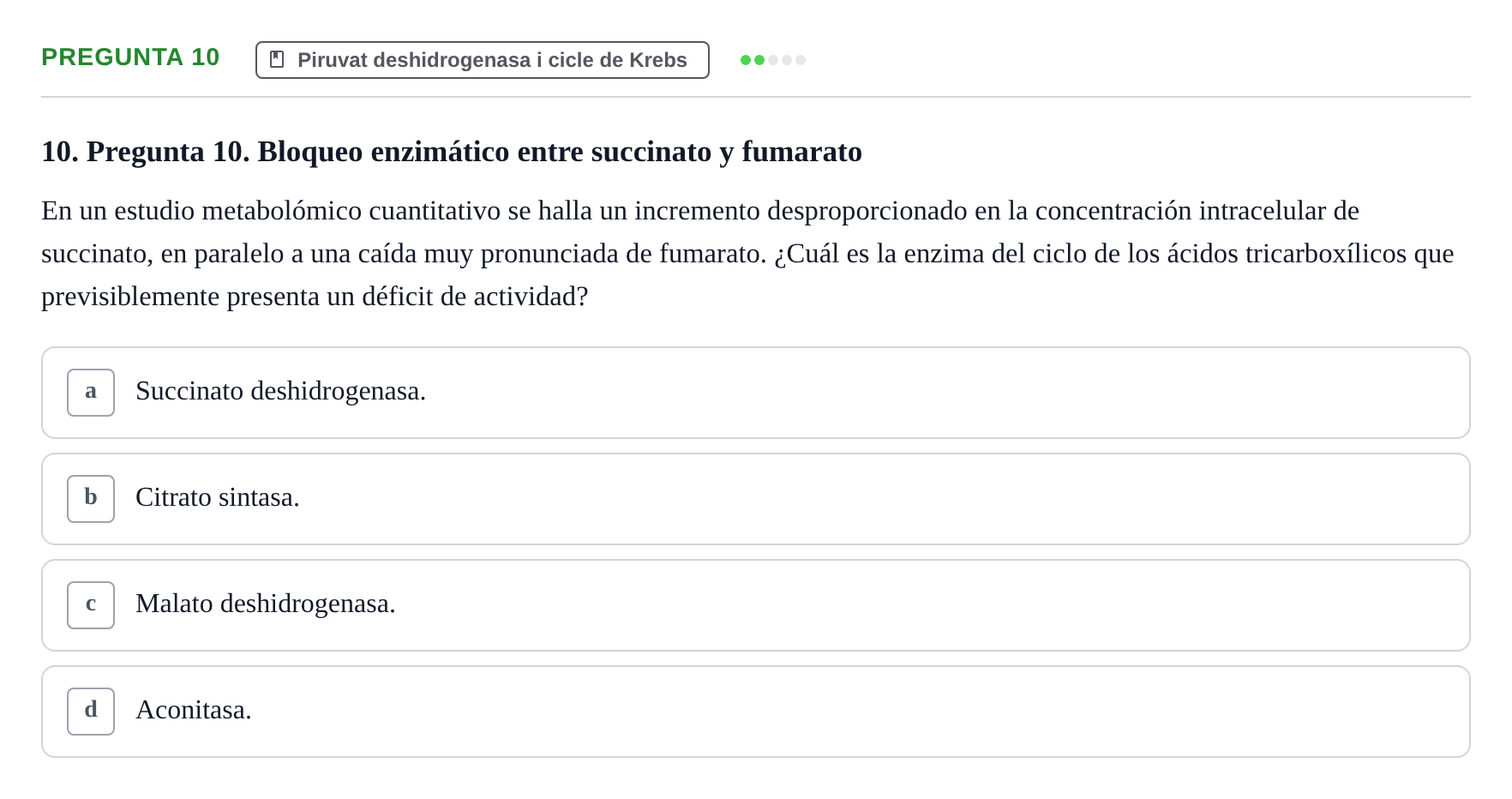 Enunciado: Pregunta 10