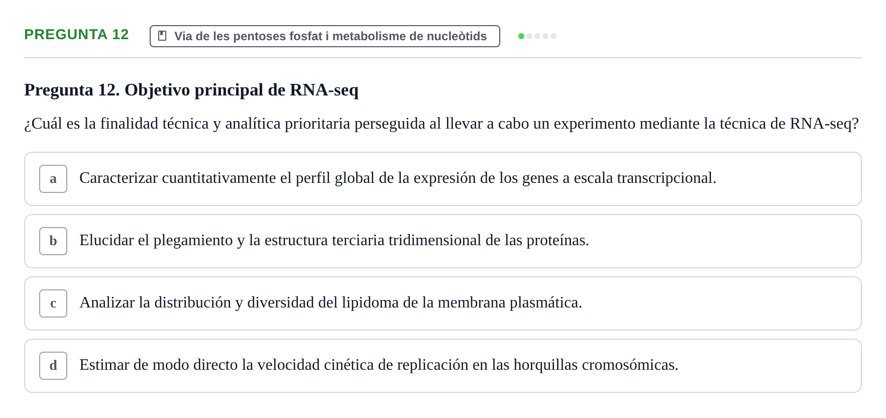 Enunciado: Pregunta 12