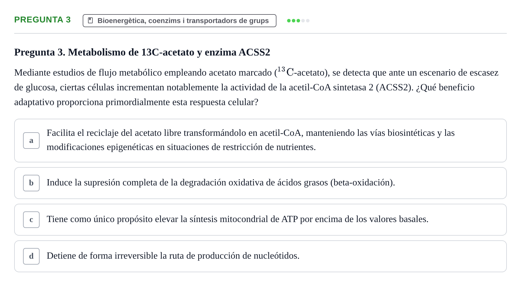 Enunciado: Pregunta 3