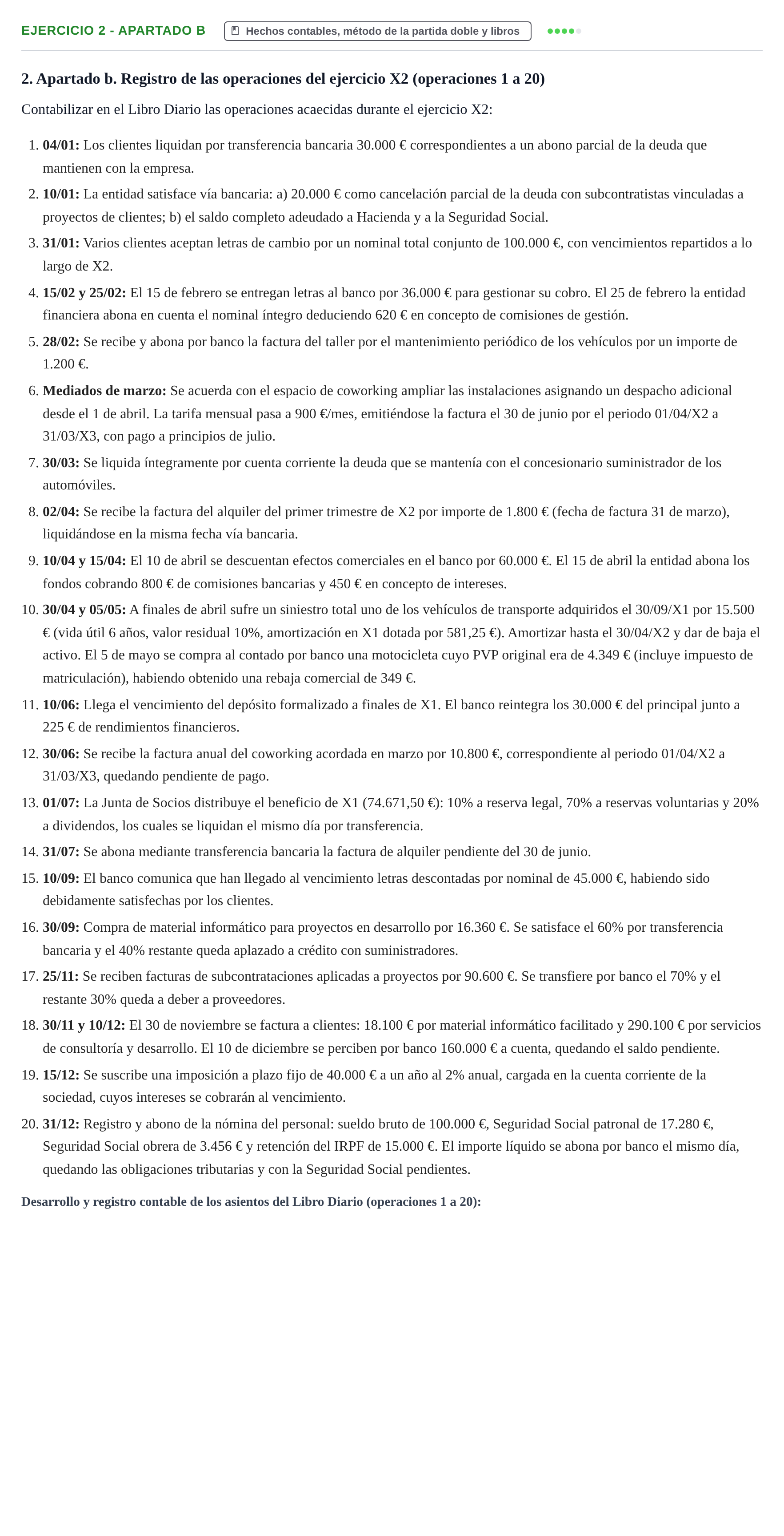 Enunciado: 2 - Apartado b
