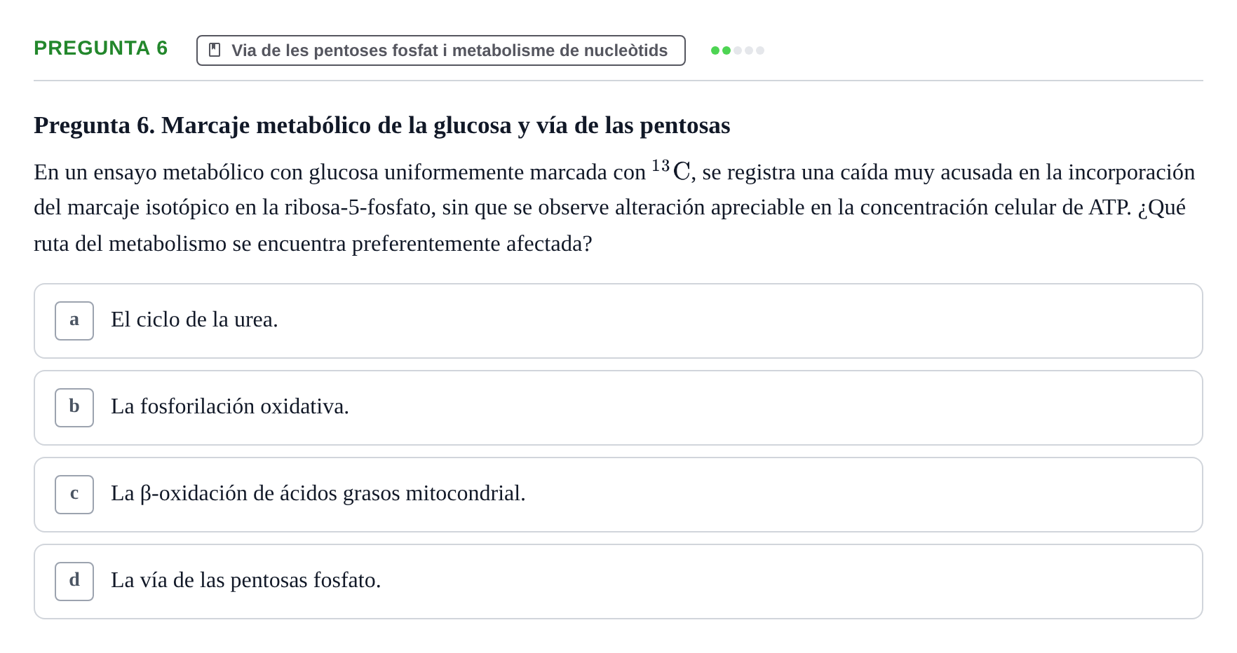 Enunciado: Pregunta 6
