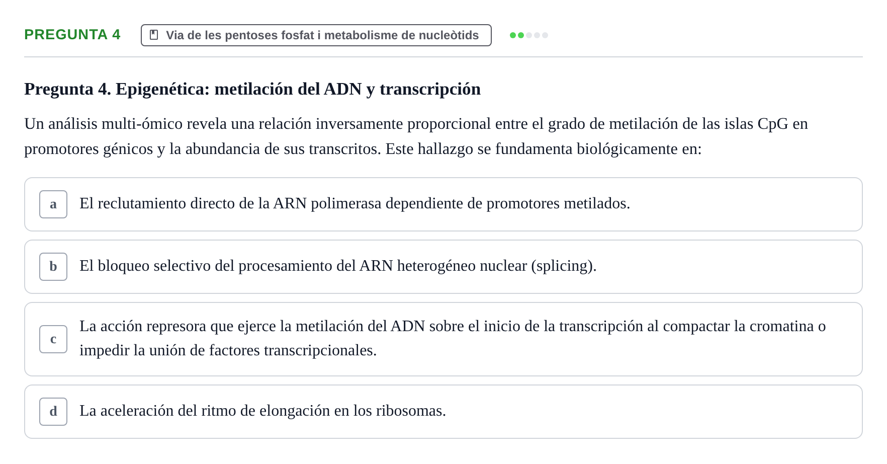 Enunciado: Pregunta 4
