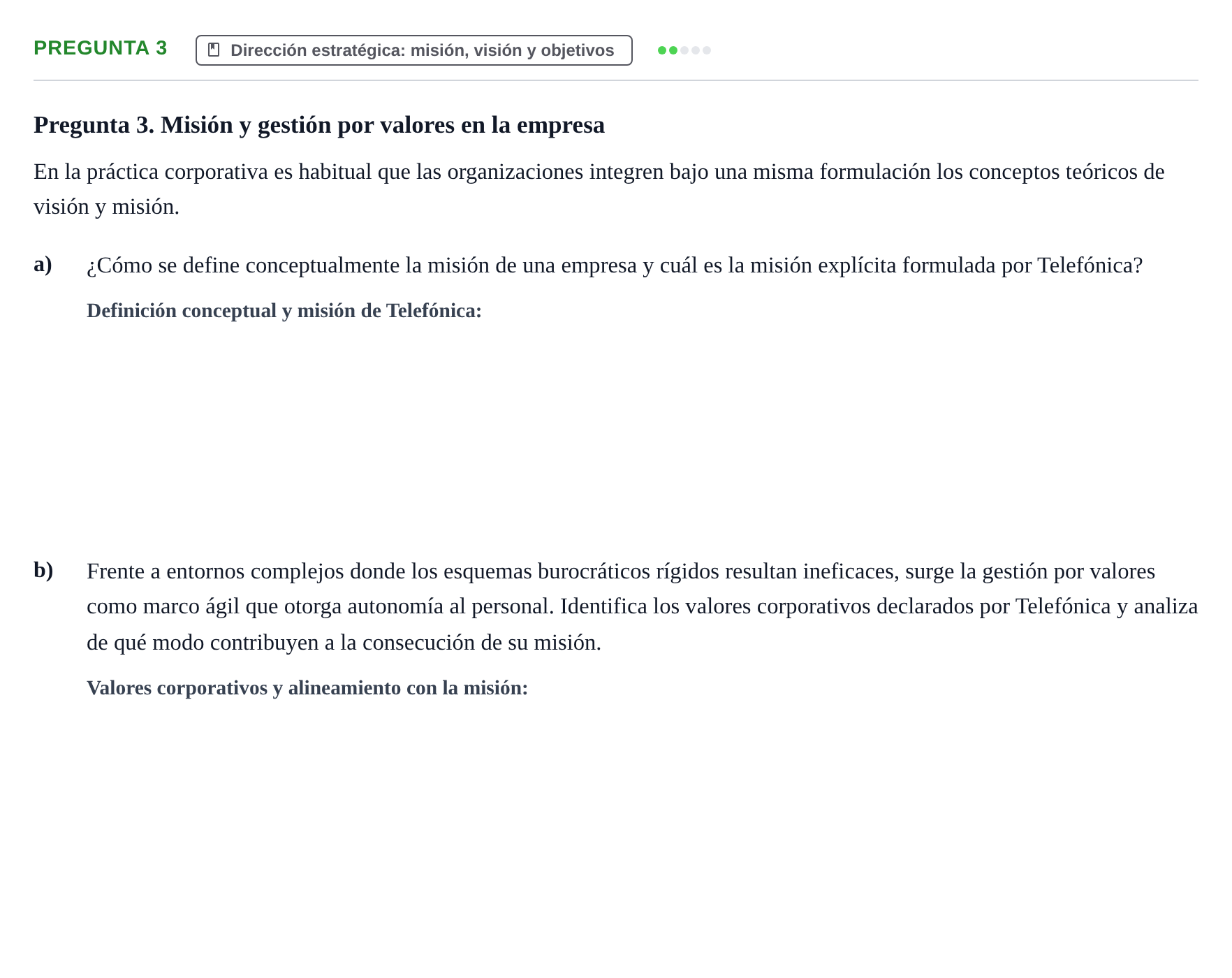 Enunciado: Pregunta 3