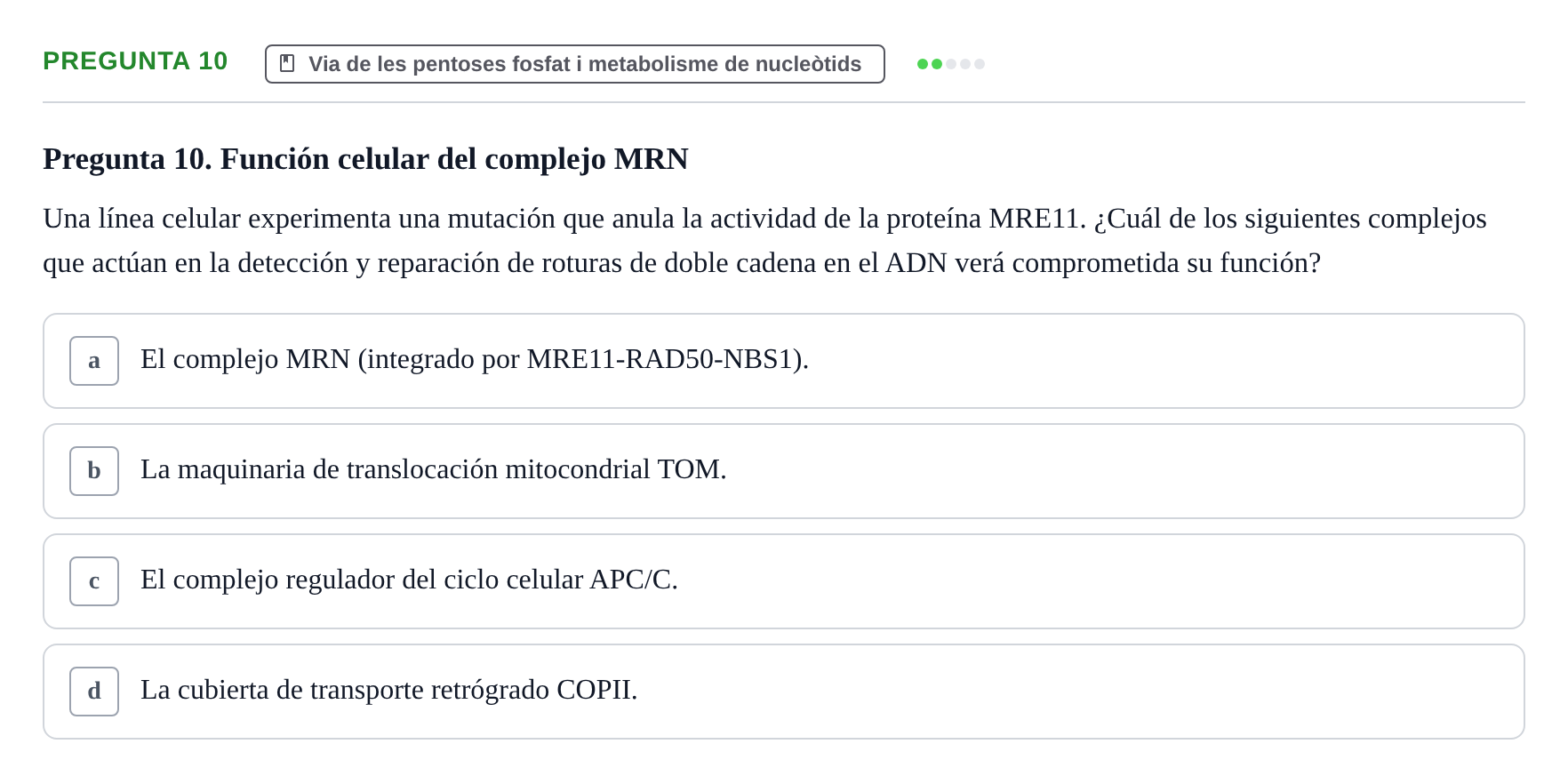 Enunciado: Pregunta 10