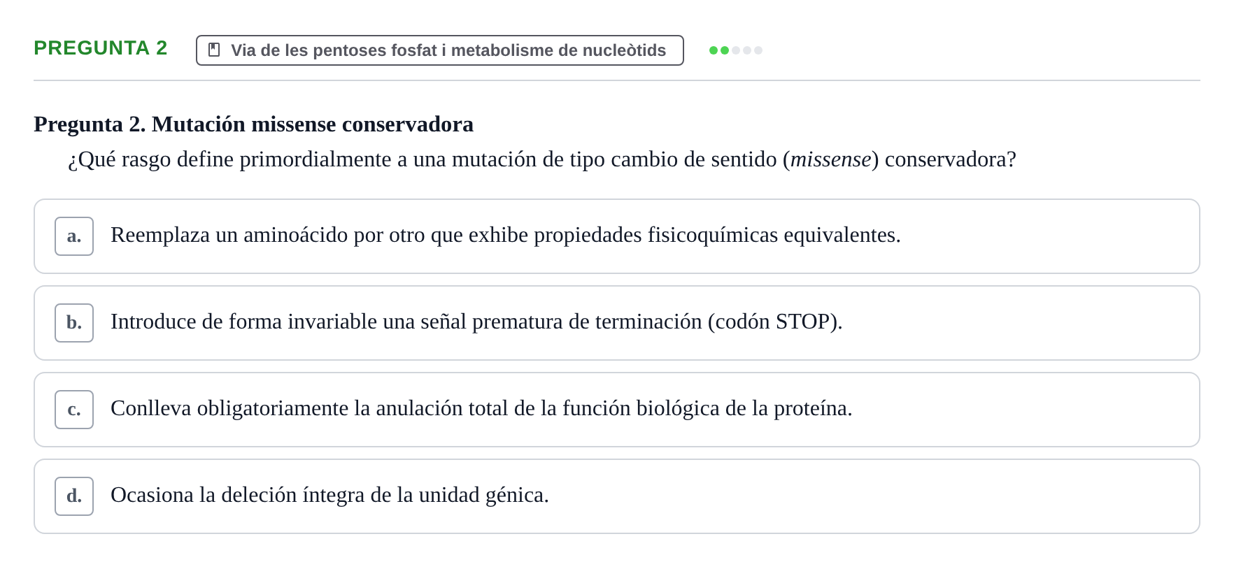 Enunciado: Pregunta 2