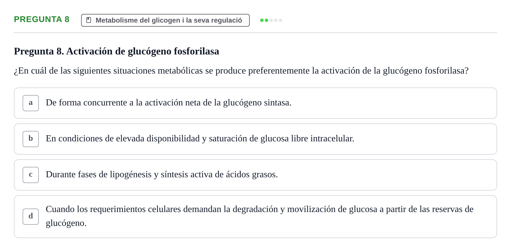 Enunciado: Pregunta 8
