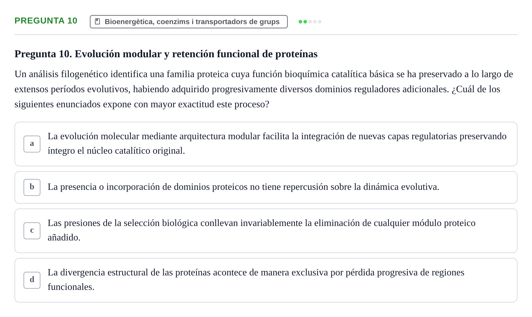 Enunciado: Pregunta 10
