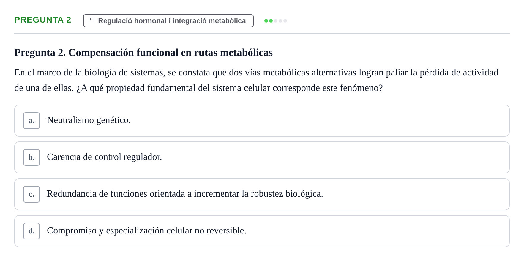 Enunciado: Pregunta 2