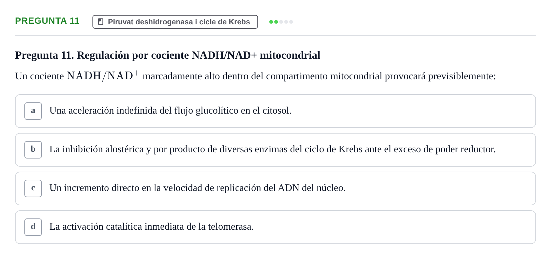 Enunciado: Pregunta 11