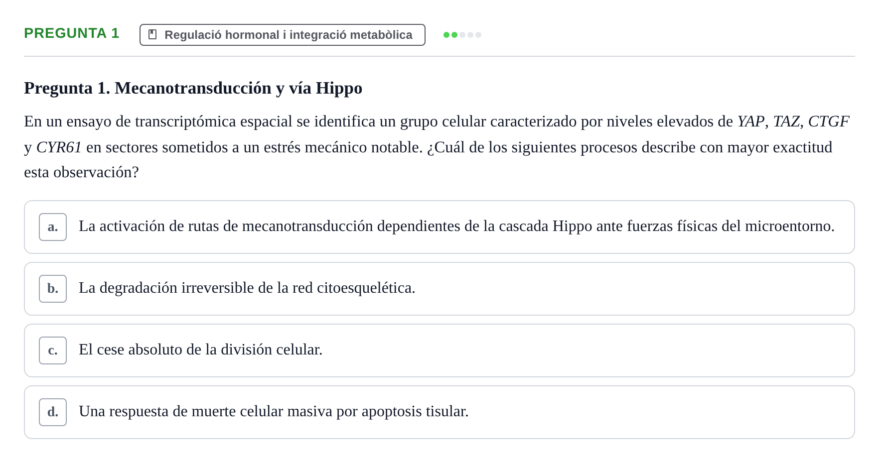 Enunciado: Pregunta 1