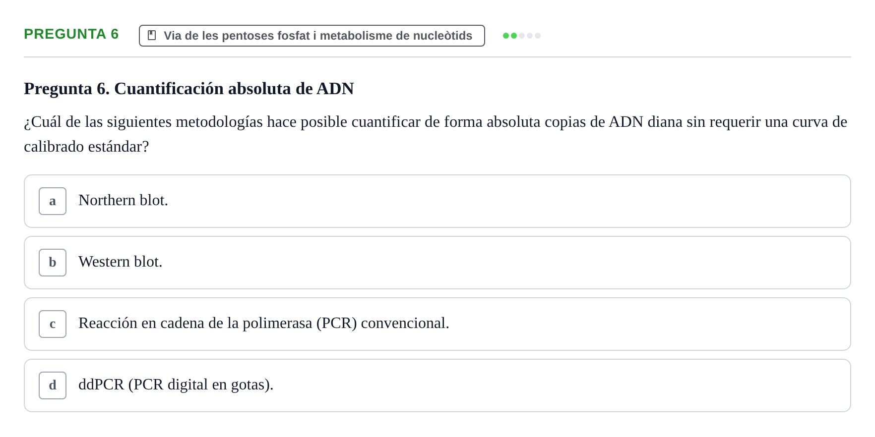 Enunciado: Pregunta 6