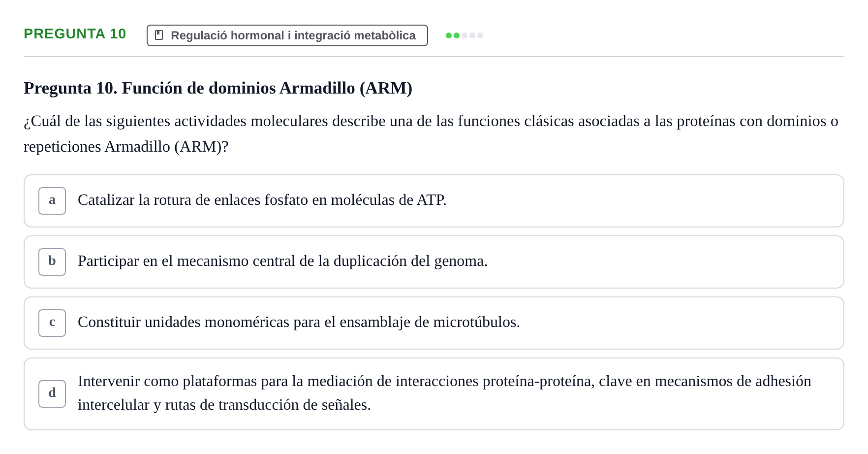 Enunciado: Pregunta 10