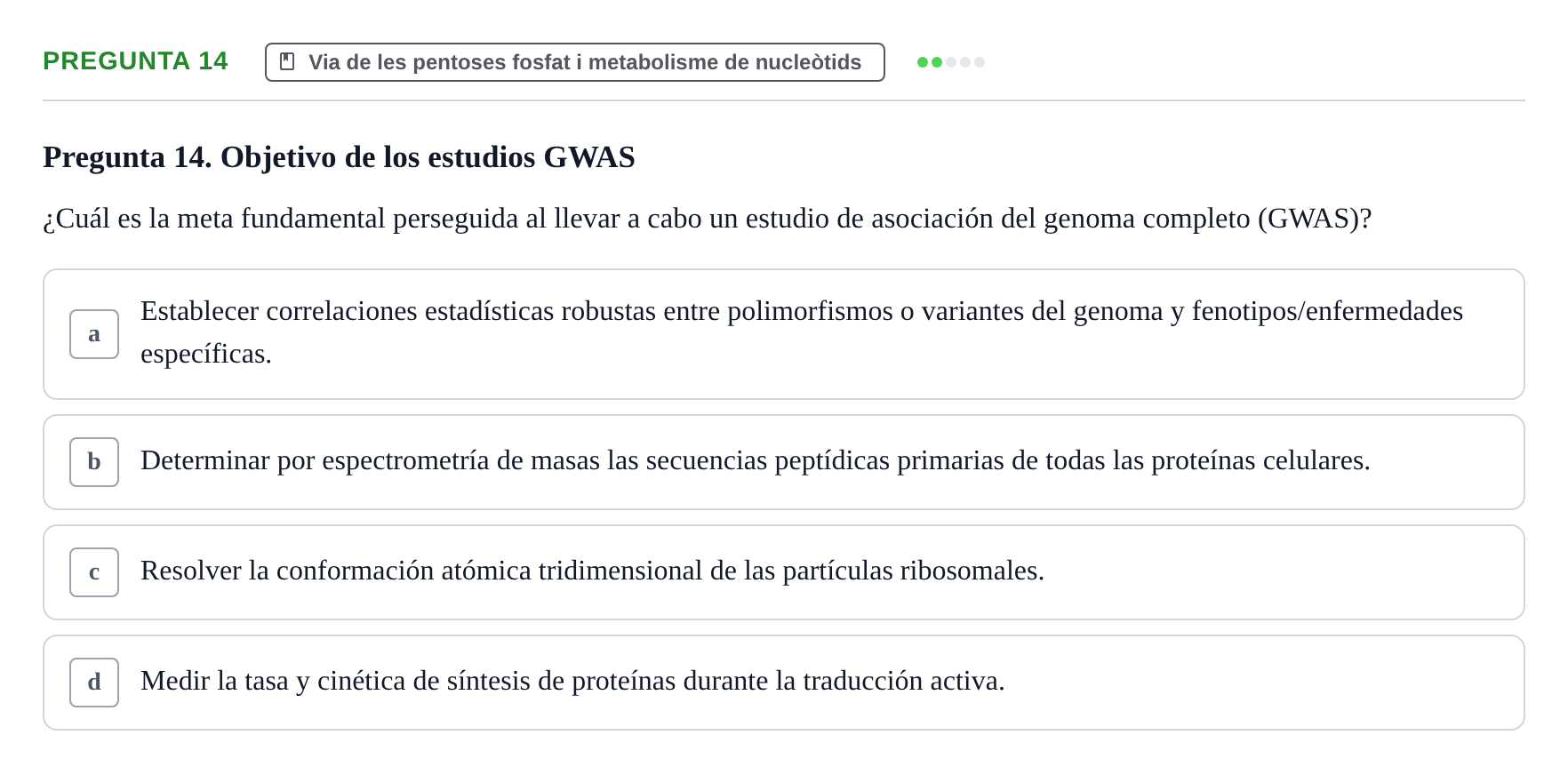 Enunciado: Pregunta 14