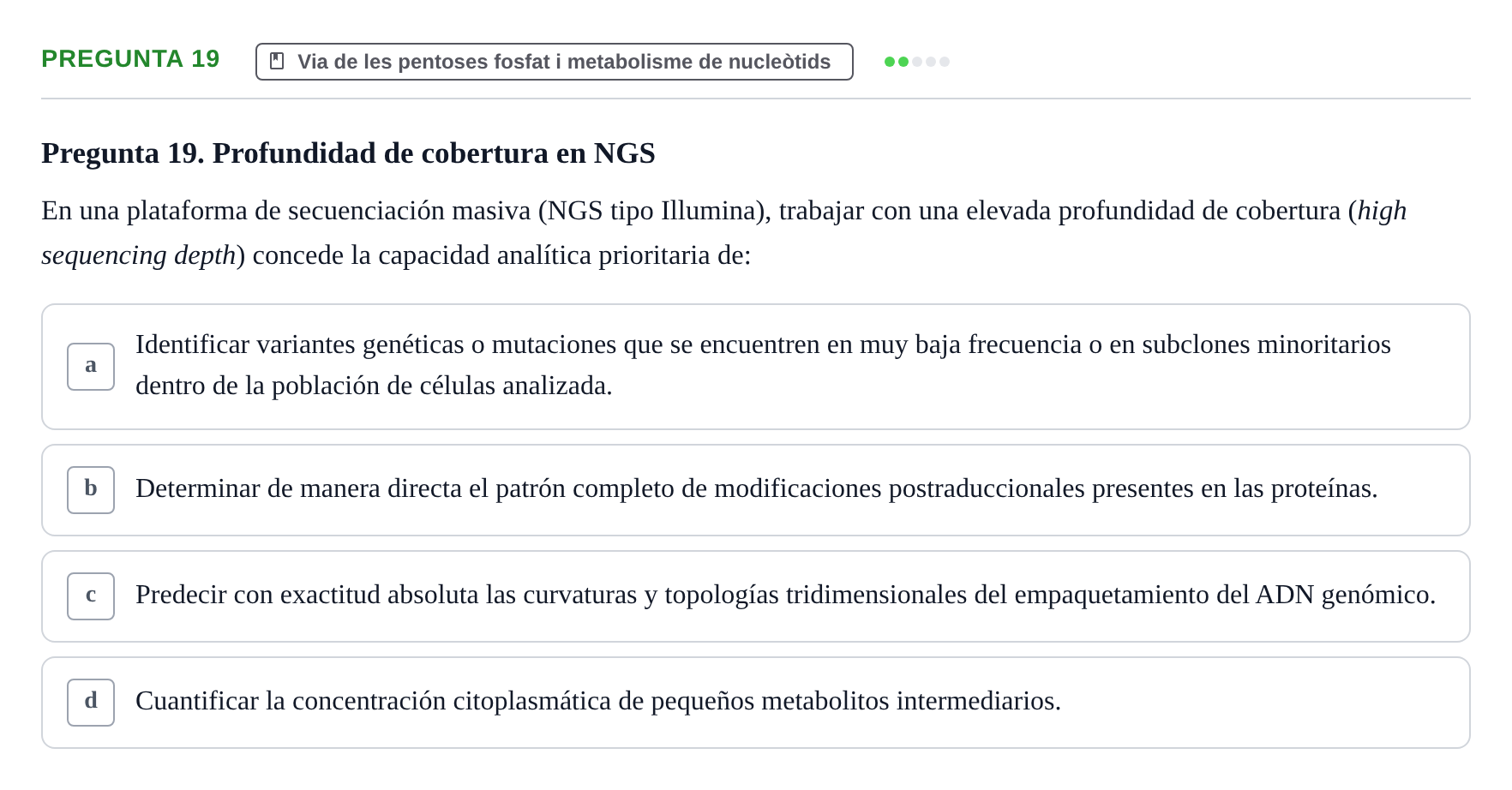 Enunciado: Pregunta 19