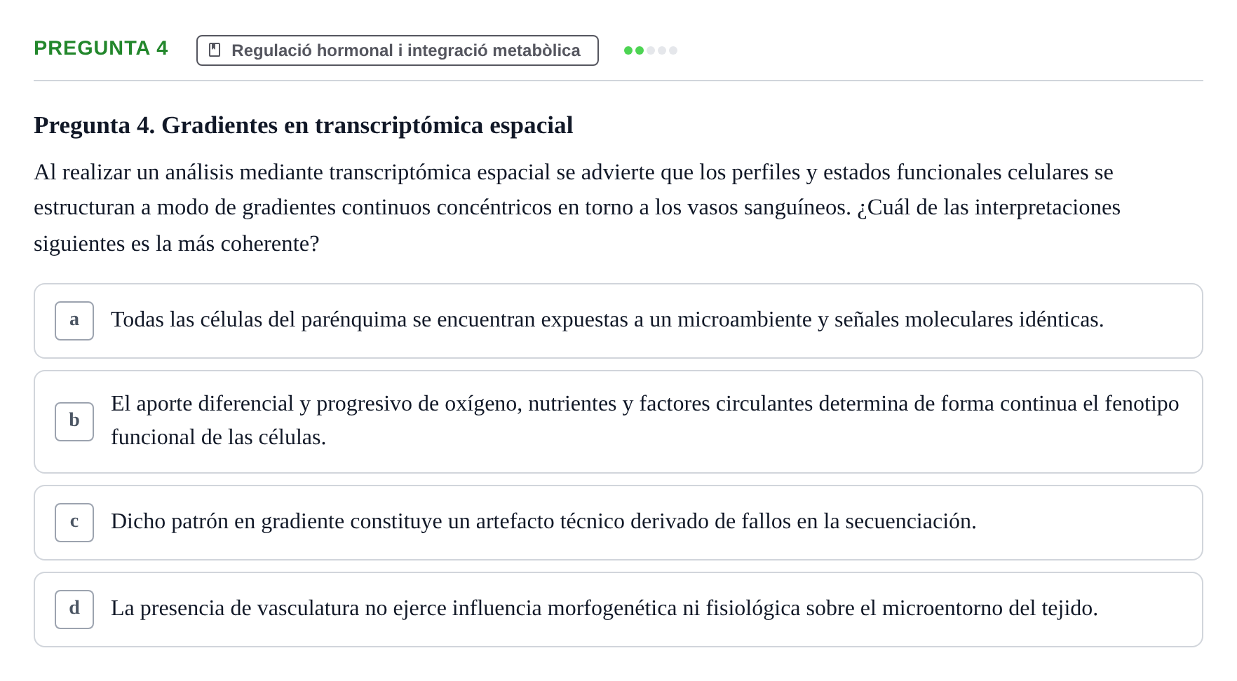 Enunciado: Pregunta 4