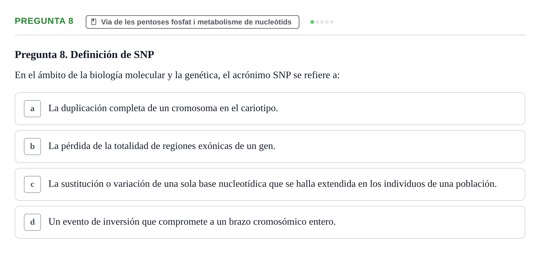 Enunciado: Pregunta 8