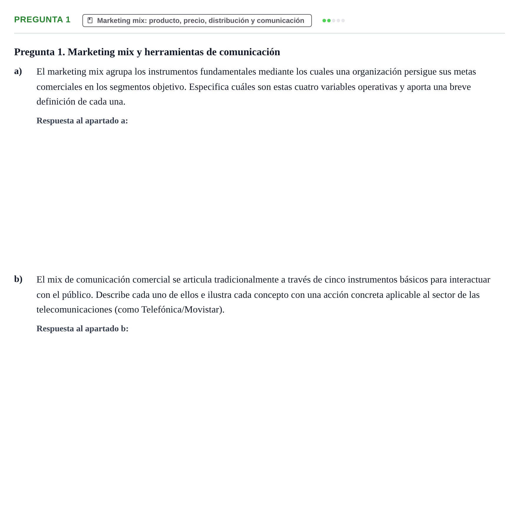 Enunciado: Pregunta 1