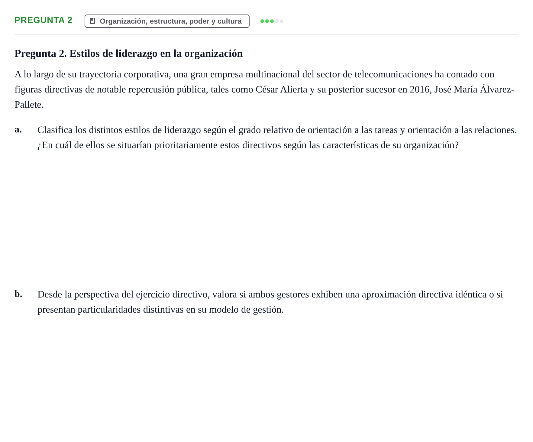 Enunciado: Pregunta 2