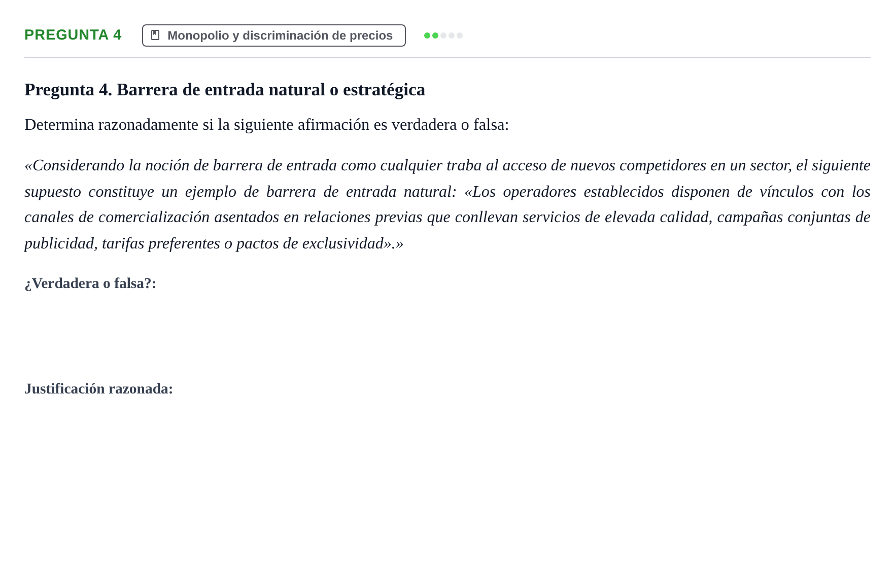 Enunciado: Pregunta 4