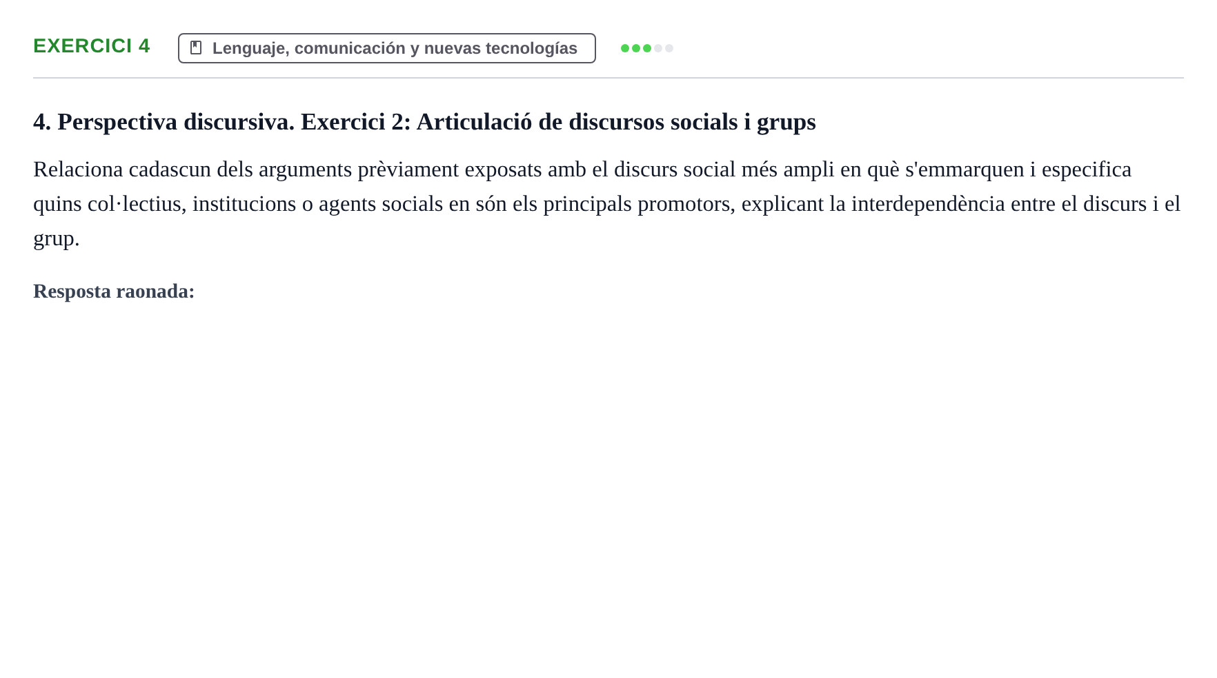 Enunciado: 4