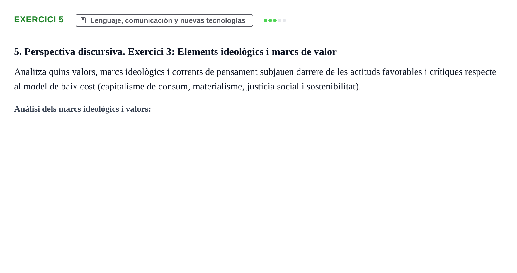 Enunciado: 5