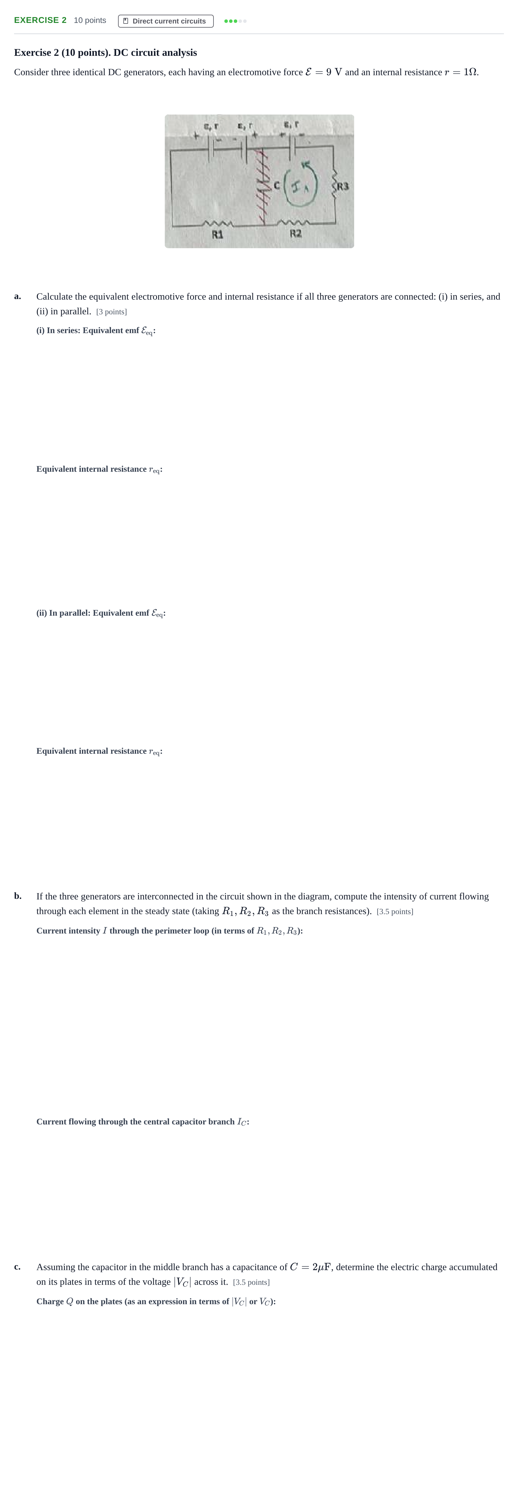 Enunciado: Ejercicio Exercise 2 · Física II URV 2024