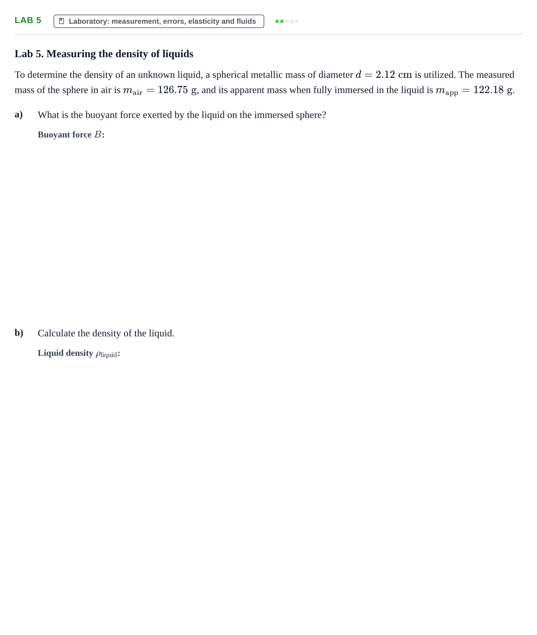Enunciado: Ejercicio Lab 5 · Física II URV 2024