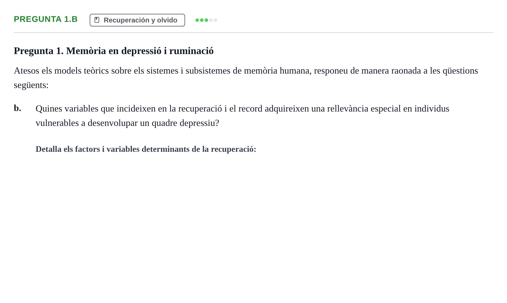 Enunciado: Pregunta 1.b