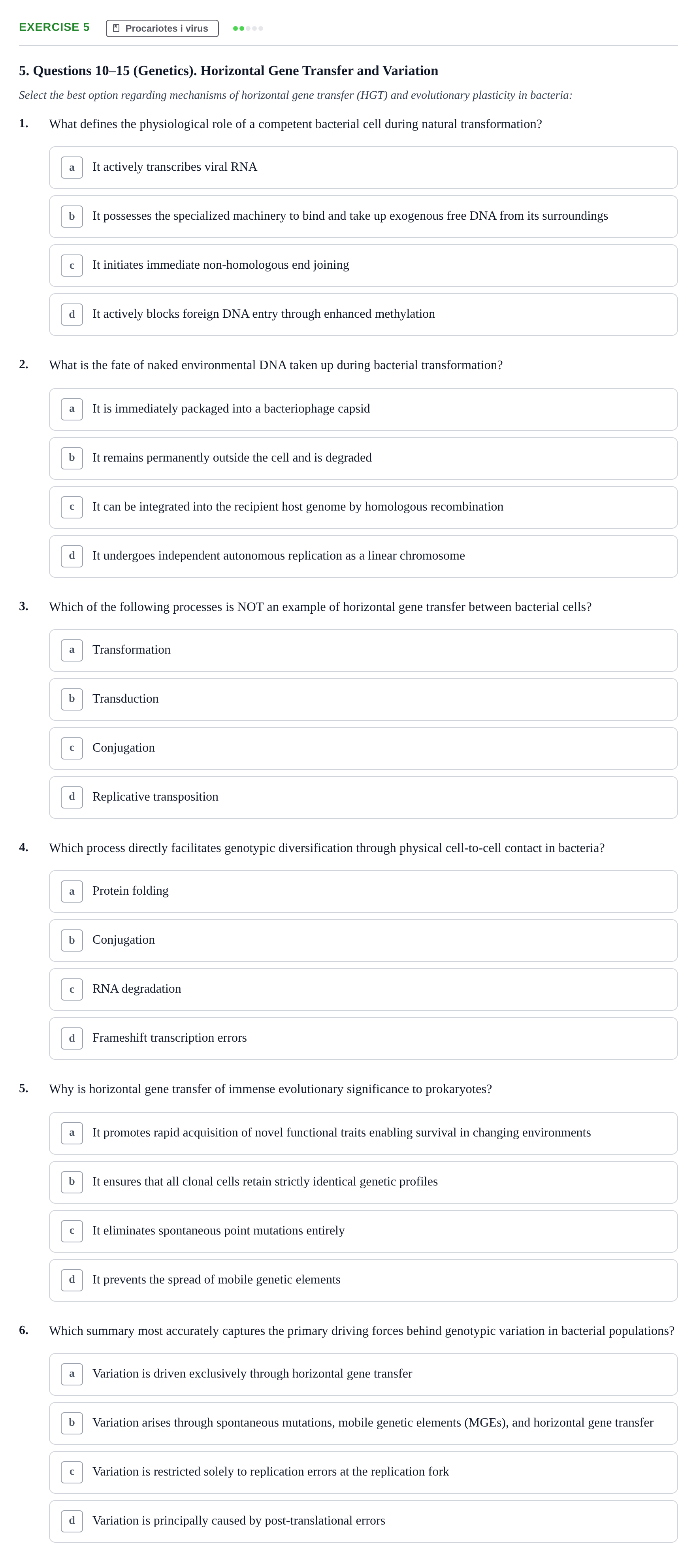 Enunciado: Problema 5 · Biología URV Practice Test: Biology and Genetics of Prokaryotes